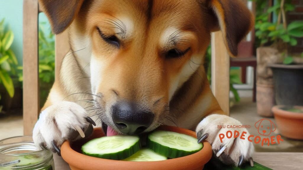 Cachorro pode comer pepino
